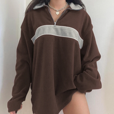 Y2k half zip pullover