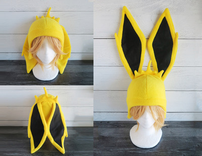 Jolteon fleece hat