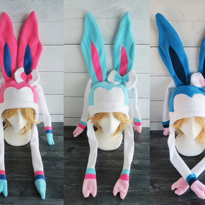 Sylveon fleece hat