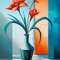 Vase Cross Stitch Pattern - Thumbnail 2