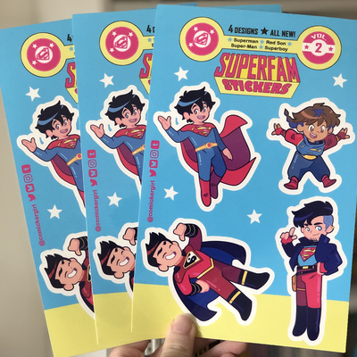 Superfam stickers vol. 2 - the guys
