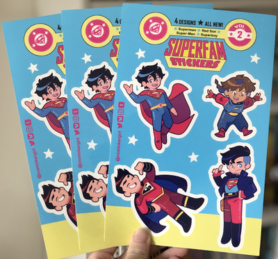 SuperFam Stickers Vol. 2 - The Guys
