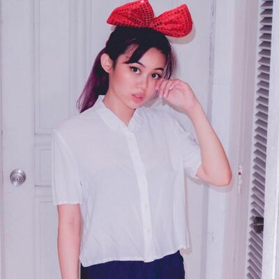 H&M Destiny Cropped Blouse | Collared White Shirt Buttoned Crop Summer Collar | Office Ladies Plain