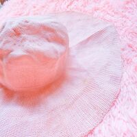 H&M Women's Paper Straw Sun Hat | Wide Brim Beach Hat | Pink, Coquette Chic - Thumbnail 1