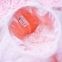 H&M Women's Paper Straw Sun Hat | Wide Brim Beach Hat | Pink, Coquette Chic - Thumbnail 2