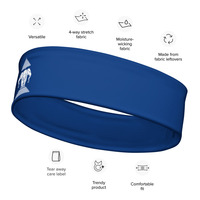 3 Headed Elephant Head Band (Blue) - Thumbnail 1