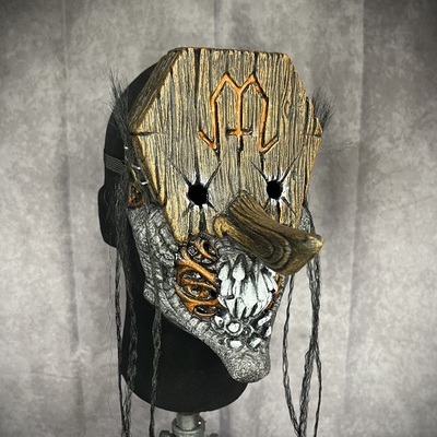 Autumn fool latex half mask