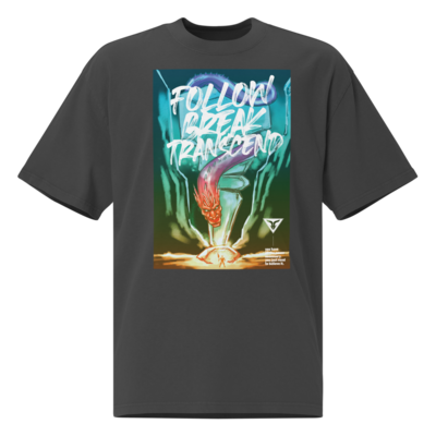 Follow break transcend oversized faded t-shirt