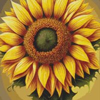 Sunflower Cross Stitch Pattern - Thumbnail 1