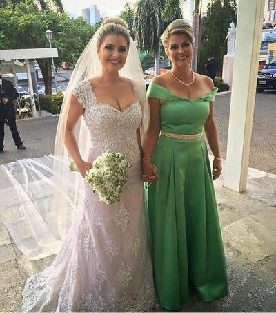 Simple Green Mother Of The Bride/Groom Dresses Formal Gown