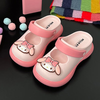 Kawaii Cartoon Kuromi Clogs Slippers - Thumbnail 2