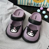 Kawaii Cartoon Kuromi Clogs Slippers - Thumbnail 5