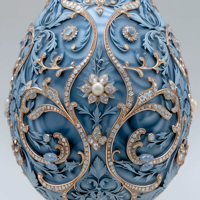 Stunning egg cross stitch pattern