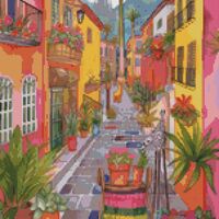 Street Cross Stitch Pattern - Thumbnail 1