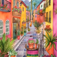 Street Cross Stitch Pattern - Thumbnail 2