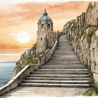 Stairs Cross Stitch Pattern - Thumbnail 2