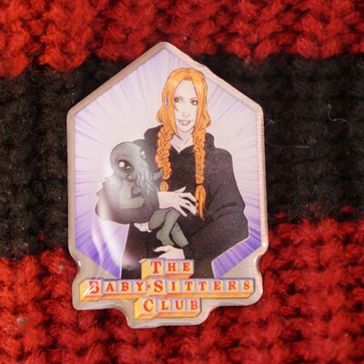 Babysitter cutethuhlu enamel pin