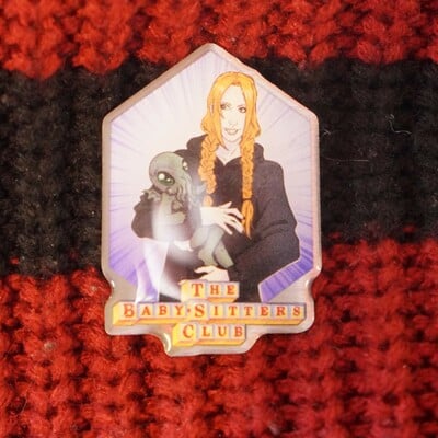 Babysitter cutethuhlu enamel pin
