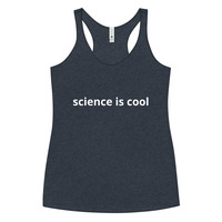 Women's Racerback Tank, Science is Cool, PIFSC artwork on back - Thumbnail 2