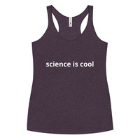 Women's Racerback Tank, Science is Cool, PIFSC artwork on back - Thumbnail 4