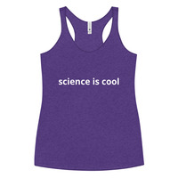 Women's Racerback Tank, Science is Cool, PIFSC artwork on back - Thumbnail 8