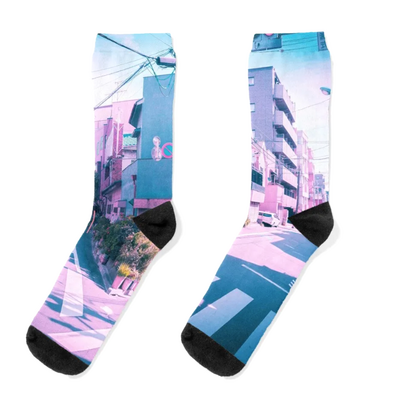 Tokyo summer time socks - Thumbnail 1