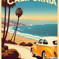 Retro Poster Cross Stitch Pattern - Thumbnail 2