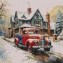 Red Truck Cross Stitch Pattern-1
