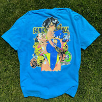 FNF Pop A Lifesavers! Tee *NEON Blue - Thumbnail 1