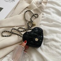 New Fashion Chain Shoulder Bag Versatile Crossbody Love Bag - Thumbnail 3