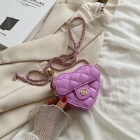 New Fashion Chain Shoulder Bag Versatile Crossbody Love Bag - Thumbnail 5