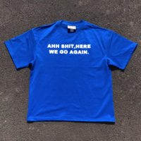 Free Shipping-AHH SHI*,HERE WE GO AGAIN TEE - Thumbnail 1