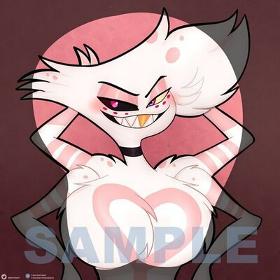 Angel Dust chest mousepad (Marrie)