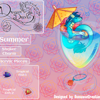 Shaker dragon drinks: summer