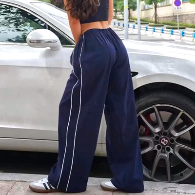 Y2k relaxed track pants