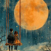 On A Swing Cross Stitch Pattern - Thumbnail 2