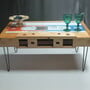 Cassette Tape Coffee Table, Coffee Table, Pine wood Coffee Table, Table, interesting Coffee Table-3