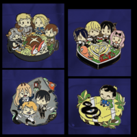 Ousama: Ranking Of Kings Gold-plated Enamel Pin - Thumbnail 1