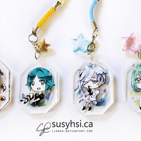 CLEARANCE: Small Anime Acrylic Charms 20% OFF DISCOUNT - Thumbnail 3