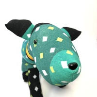 Sock Dog - Green Diamonds - Thumbnail 2