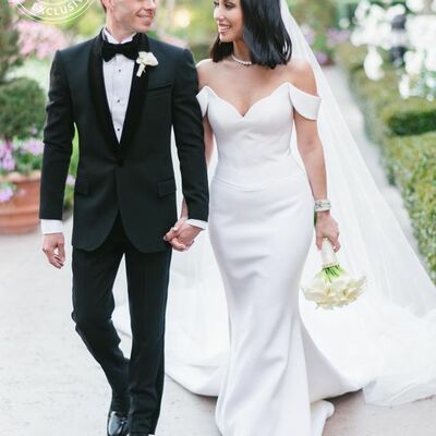 Simple boho wedding dress mermaid bridal dresses 