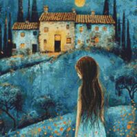 Little Girl Cross Stitch Pattern - Thumbnail 1