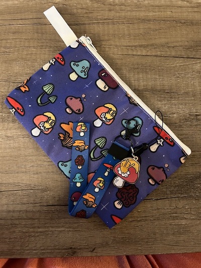 Mushroom Pouch and Lanyard!!