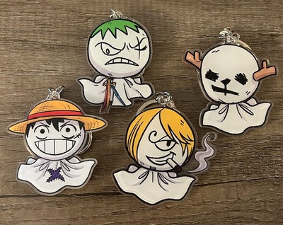 One Piece Teru Teru Bozu Keychain