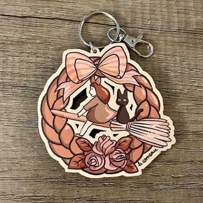 Kiki bread keychain