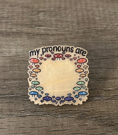 Fairy Ring Pronoun Pin