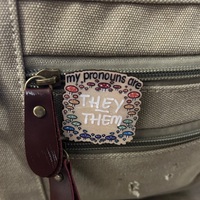 Fairy Ring Pronoun Pin - Thumbnail 1