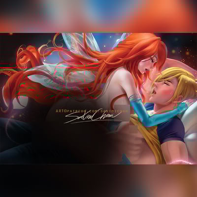 Winx. bloom x sky n-sfw poster #n461