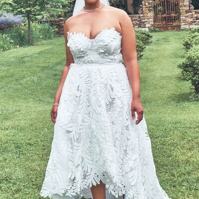 Simple boho lace ho-lo wedding dress bridal dresses 