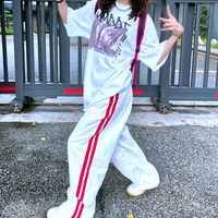 *Free Shipping*Y2K STRIPED TRACK PANTS - Thumbnail 1